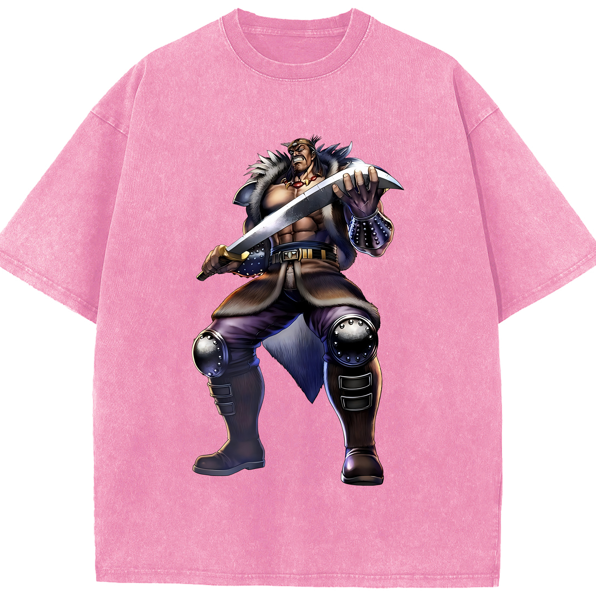 （画像用） 北斗の拳 Fist of the North Star 綿100% ヴィンテージ風 半袖Tシャツ（フロントプリント）